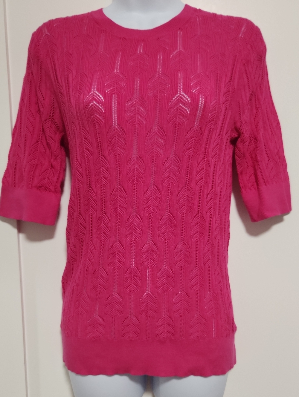 Trina Turk Pink Duvall Knit Sweater
